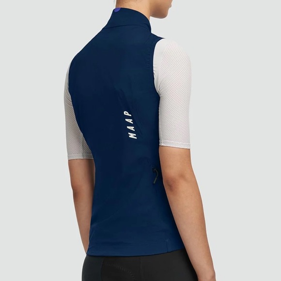 NEW MAAP women’s vest size M Navy - Picture 5 of 13